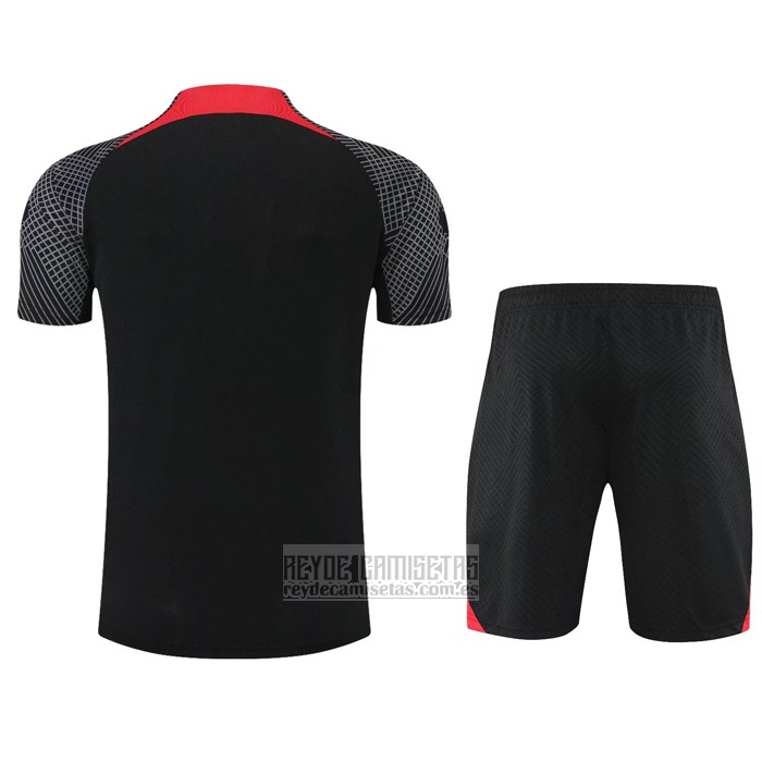 Chandal del Liverpool Manga Corta 2022-2023 Negro - Pantalon Corto